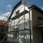 proces zateplování fasády RD v Hostivaři
