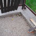 příjezdová cesta i s montáží plotu